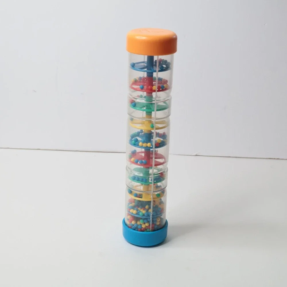 Battat Rainmaker Rainstick Musical Sensory Toy 12 Inch Colorful Beads 081507
